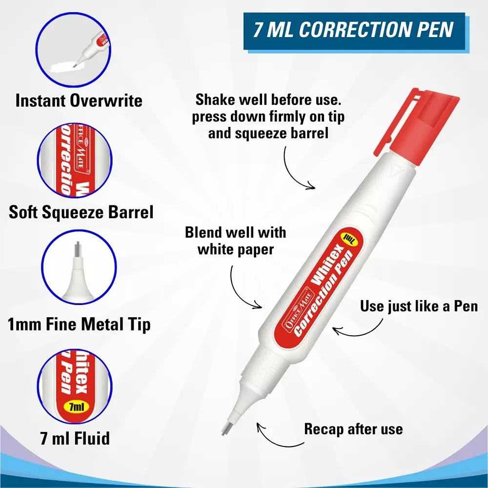 Soni Office Mate 14 Pcs Executive Kit Includes Pens, Highlighter, Sticky Notes, Marker, Scale, Correction Pen & More Ideal For School and Office Use