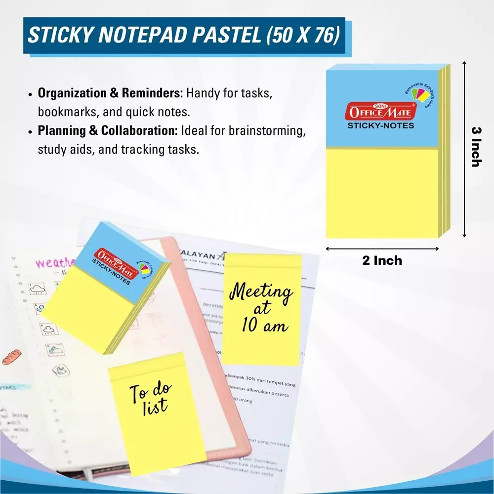 Soni Office Mate 14 Pcs Executive Kit Includes Pens, Highlighter, Sticky Notes, Marker, Scale, Correction Pen & More Ideal For School and Office Use