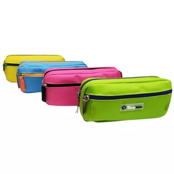 Worldone Trendy Trunk Pouch Polyester Zipper Assorted Color, WTT018