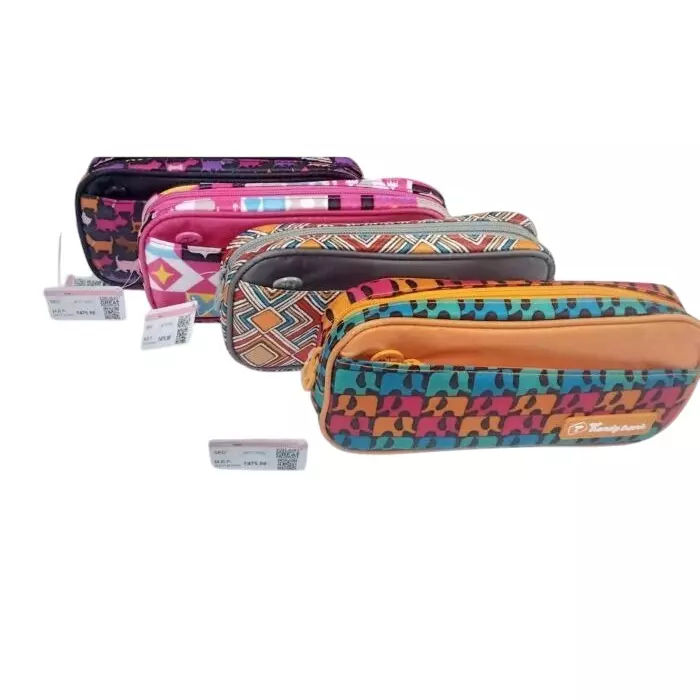 Worldone Trendy Trunk Pouch Polyester Zipper Assorted Color, WTT045