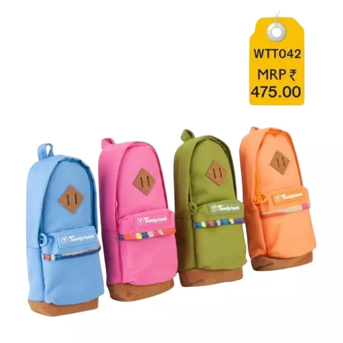 Worldone Trendy Trunk Pouch Polyester Zipper Assorted Color, WTT042