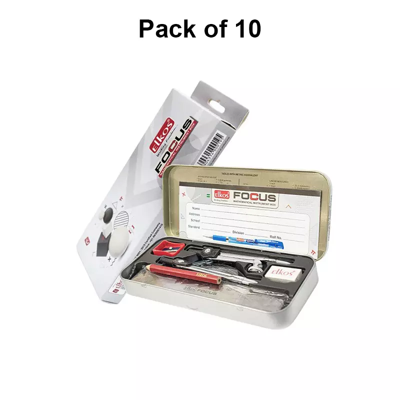elkos-focus-mathematical-geometry-box-mib-pack-of-10-pcs