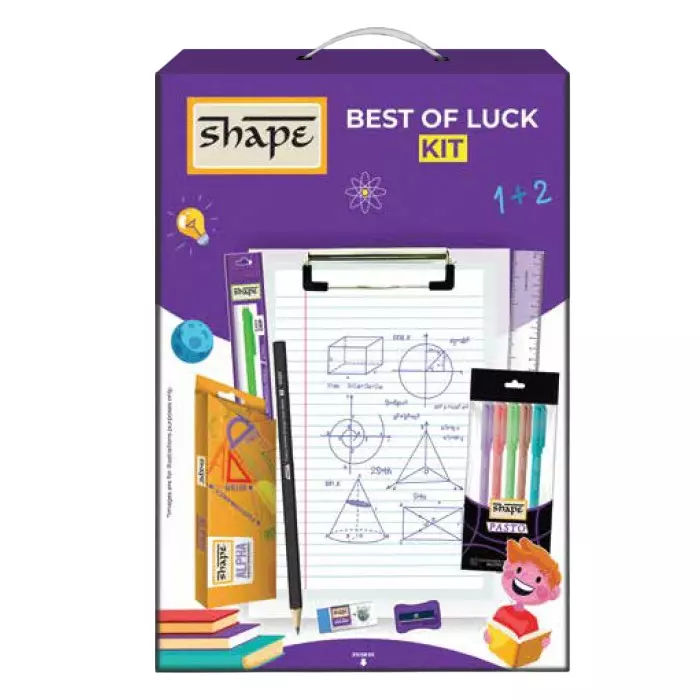 Shape Best Of Luck Kit Assorted For School, Home & Office, 151001