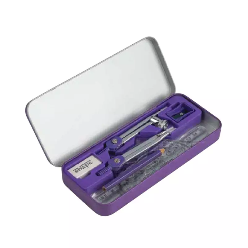 Shape Stellar Geometry Box Purple, White For School, Home & Office, A040201