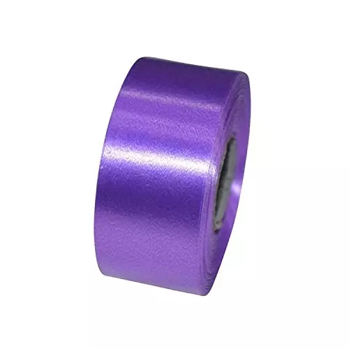 ELEGANT CASA Plastic Curling Ribbon Solid Classic 10 m Length 25 mm (1 inch) Width Purple (Pack of 10 Pcs)