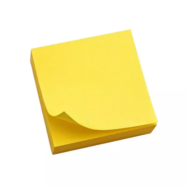 GENERIC Sticky Notes Self-Adhesive Type 75x75 mm (3x3 inch) Canary Yellow (100 Sheets)