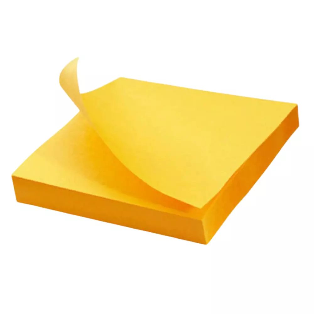 GENERIC Sticky Notes Self-Adhesive Type 75x125 mm (3x5 inch) Canary Yellow (100 Sheets)