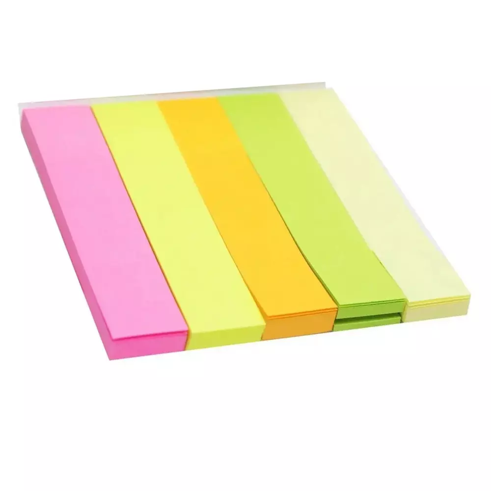 GENERIC Sticky Notes Self-Adhesive Type 75x75 mm (3x3 inch) Assorted 5 Colors (200 Sheets)