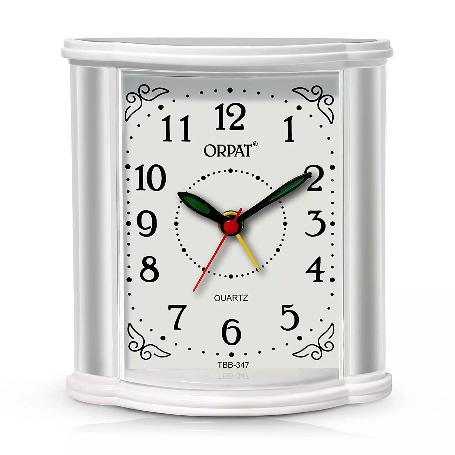 Buy Ajanta TP347White Orpat Beep Alarm Wall Clock Online in India at