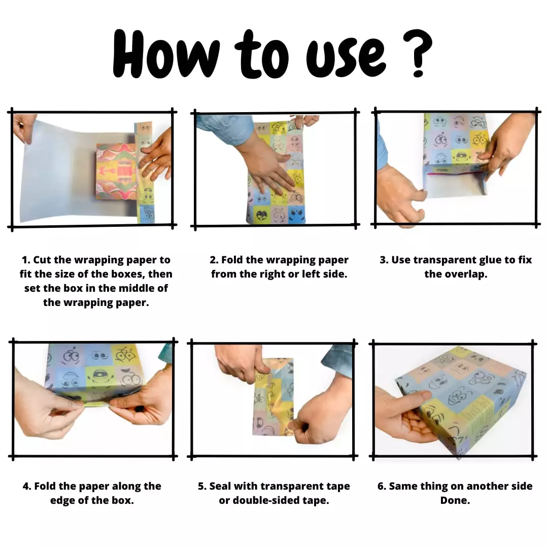 eVincE - thoughtful PRESENTations HART01L25 Classic and Modern Design Lovely Red Hearts , Royal Decorative Paper for Gift Wrap Gift Wrapping Paper (Pack of 25 Piece)