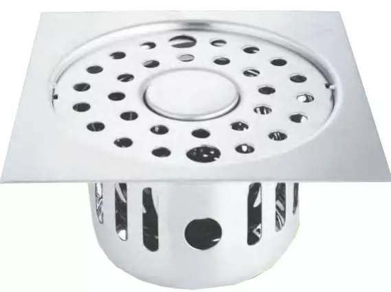 Jayna Regular 102x102 mm Matt Finish Floor Drain, RSF 102