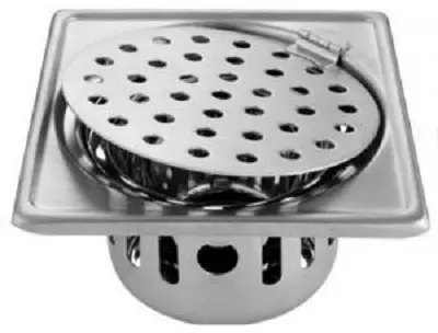 Jayna 80x80 mm Floor Drain, RSB 80 H