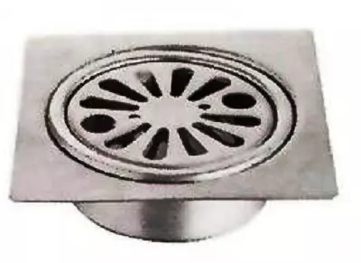 Jayna Flora 127x127 mm Matt Finish Floor Drain, FSF 127