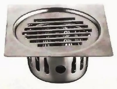 Jayna Neon 140x140 mm Anti Scratch Finish Floor Drain, NSF 140