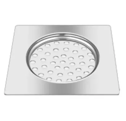 Nirali Ivana 6x6inch Satin Stainless Steel Floor Drain