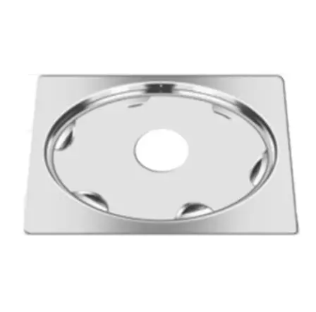 Buy Nirali Clara 5x5inch Glossy Stainless Steel Floor Drain from Industrybuying.com