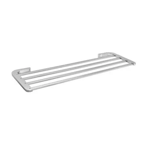 Somany Towel Rack French Collection Liana Series Chrome Finish Metal Body Wall Mount, 272151390241