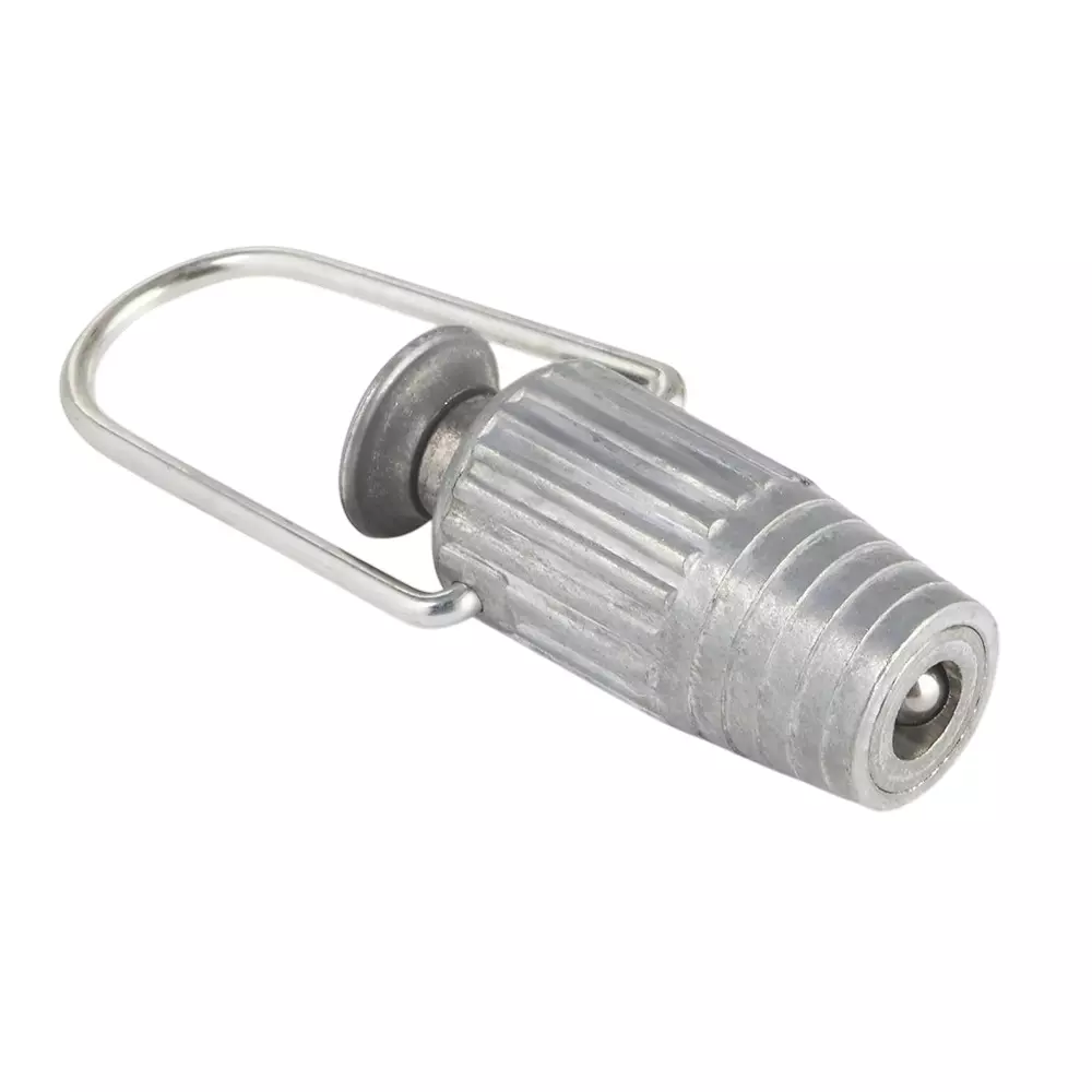 Elysian Heavy Duty Clothes Line Adjuster Silver 26 mm Diameter Aluminium 61 mm Size for Outdoor and Indoor Use