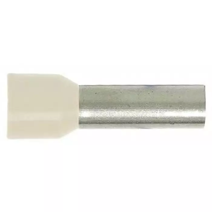 ALTECH Insulated Crimp Bootlace Ferrule 18 mm Pin Length 8.7 mm Pin Diameter 35 mm² Wire Size Beige, 2276 (Pack of 50)