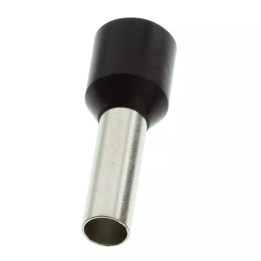 MULTICOMP PRO Wire / Bootlace Ferrules FERRULE, 10AWG, 20MM, NYLON, BLACK,PK100, E6012-BLACK