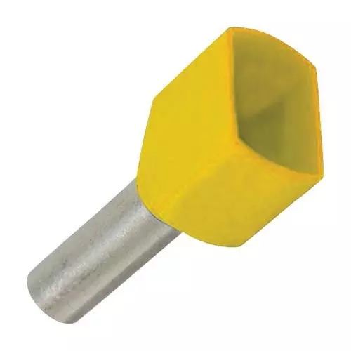 PANDUIT Bootlace Ferrules TERMINAL, WIRE FERRULE, 10AWG, YEL, FTD82-14-C