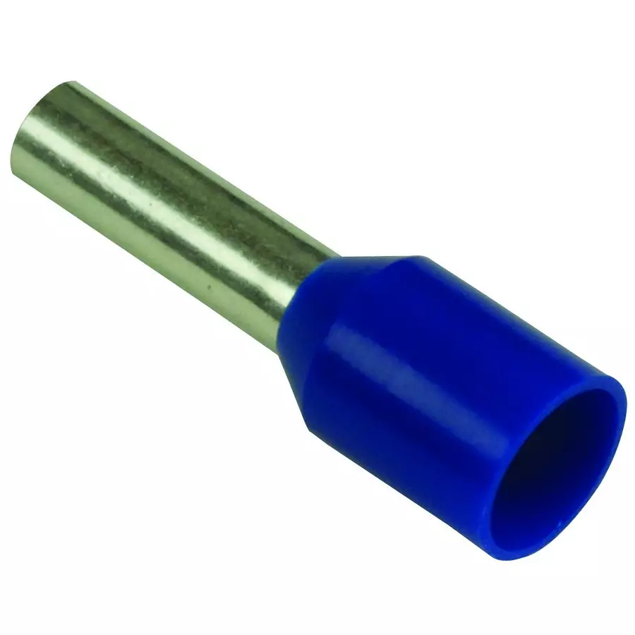 PANDUIT Bootlace Ferrules TERMINAL, WIRE FERRULE, 14AWG, BLUE, FSD80-8-DSL6. (Pack of 5)
