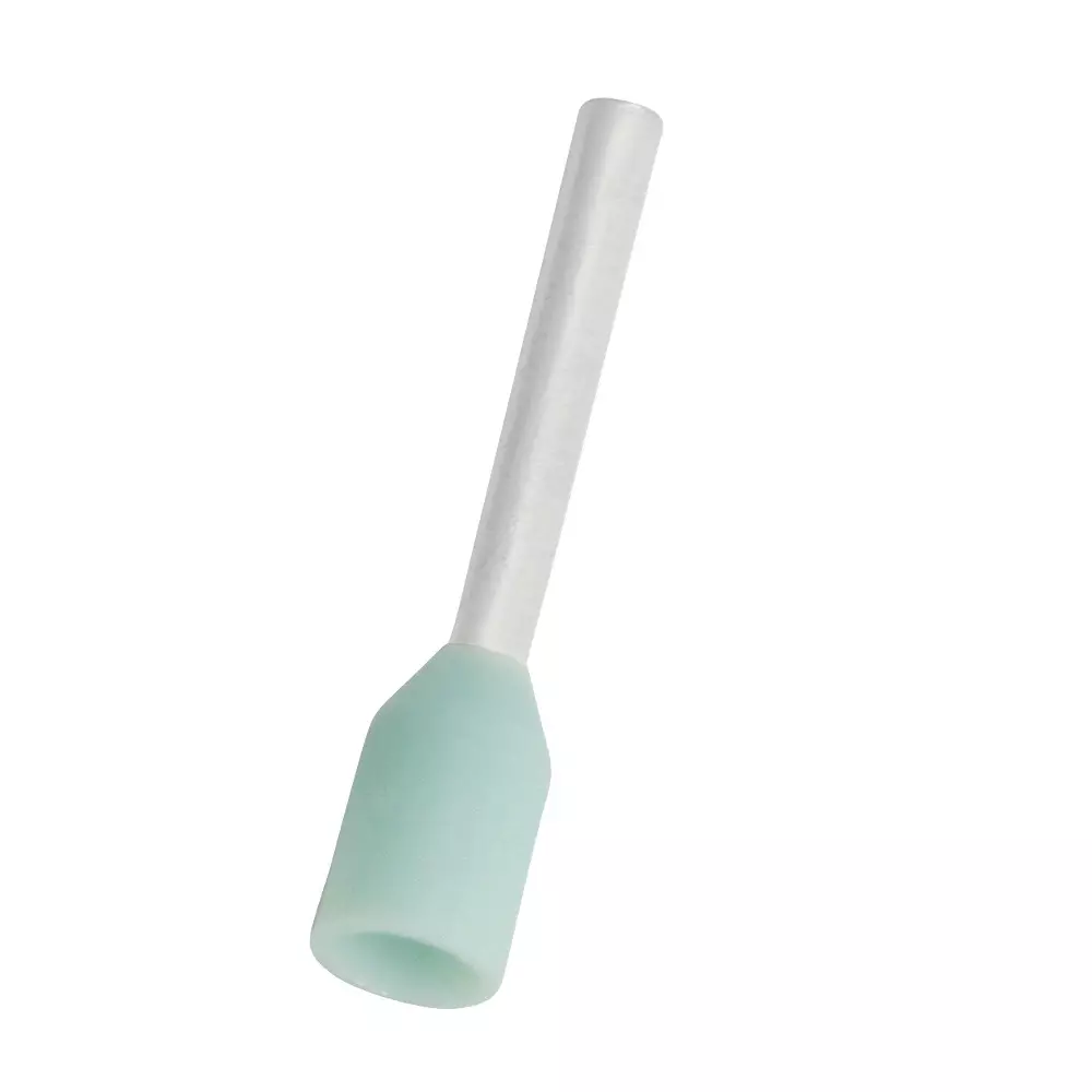 RS PRO Bootlace Ferrule Tin Plated Insulated 22 AWG to 22 AWG Turquoise, 2707491 (Pack of 1000 Pcs)