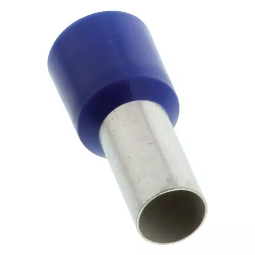 PANDUIT Bootlace Ferrules TERMINAL, WIRE FERRULE, 6AWG, BLUE, FSD84-12-C.