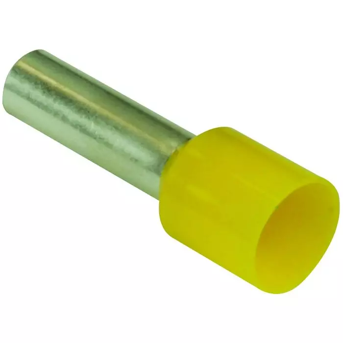 PANDUIT Bootlace Ferrules TERMINAL, WIRE FERRULE, 24AWG, YEL, FSD73-6-D (Pack of 5)