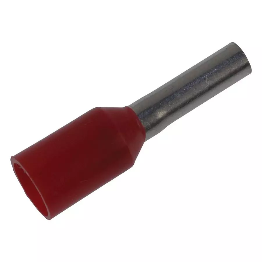 PANDUIT Bootlace Ferrules TERMINAL, WIRE FERRULE, 18AWG, RED, FSD77-6-D (Pack of 5)