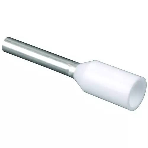 PANDUIT Bootlace Ferrules TERMINAL, WIRE FERRULE, 20AWG, WHITE, FSD75-8-DSL10. (Pack of 10)