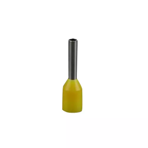 Buy RS PRO Insulated Crimp Bootlace Ferrule 8 mm Length 1.7 mm Diameter 1 mm² Wire Size Yellow, 458768 from Industrybuying.com