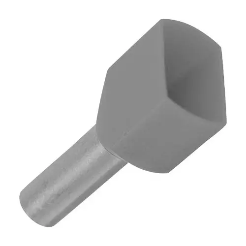 PANDUIT Bootlace Ferrules TERMINAL, WIRE FERRULE, 12AWG, GREY, FTD81-12-C