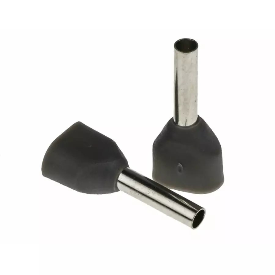 RS PRO Insulated Crimp Bootlace Ferrule 8 mm Pin Length 1.8 mm Pin Diameter, 1849654