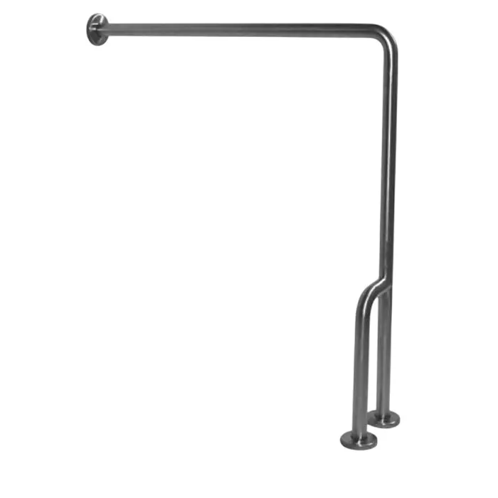 PLATO Disabled Grab Bar Stainless Steel Floor Mounted WC, 4234