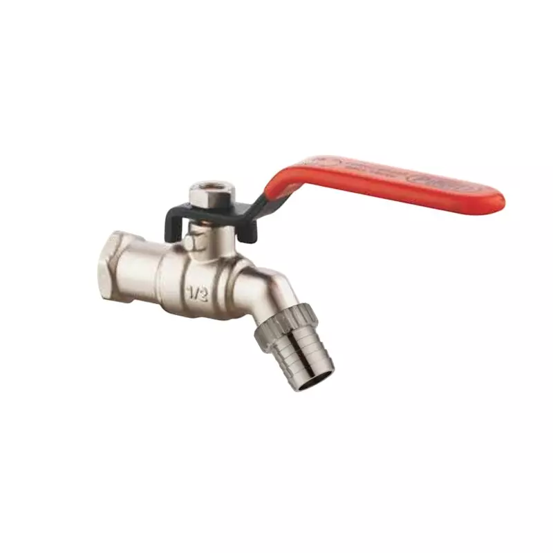 PLATO Nozzle Bib Cock Washing Silver Round, NBC-102