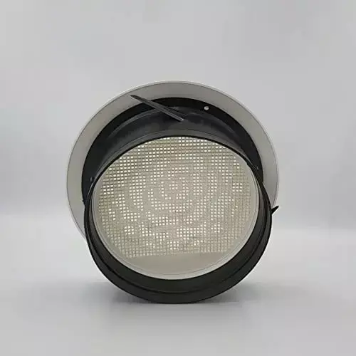 Astberg Fancy Air Grill White 100 mm (4 inch), AFG100