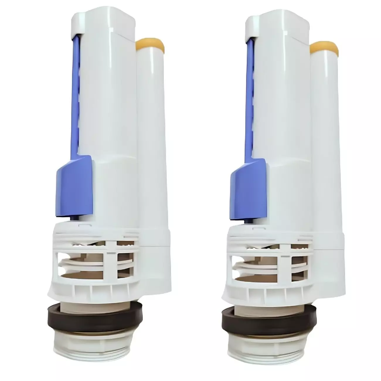 ELEGANT CASA Toilet Flushing Siphon ABS 125-250 mm White (Pack of 2)