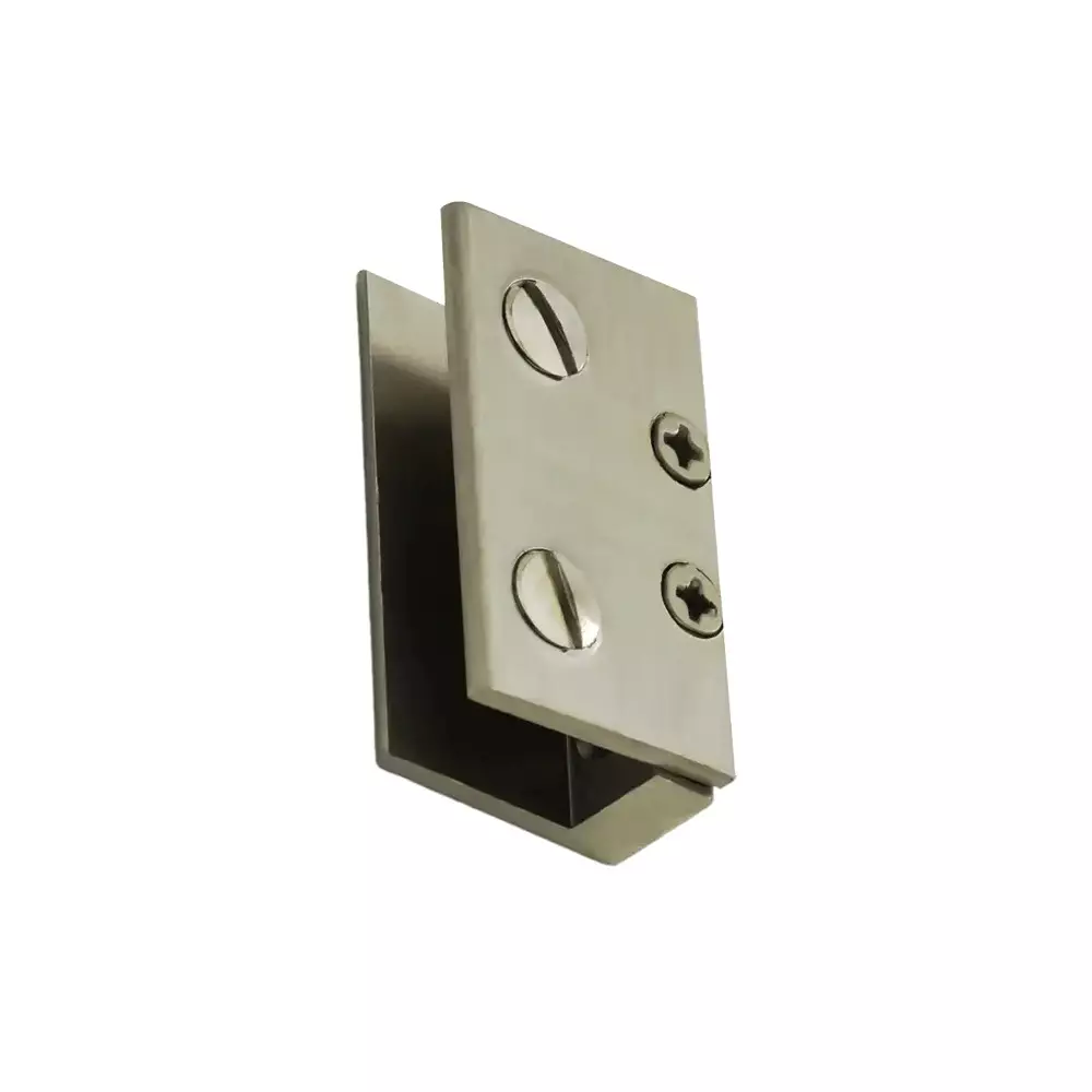 Magmus U Folding Bracket 50x12 mm Brass Satin Silver Finish, 802012.05
