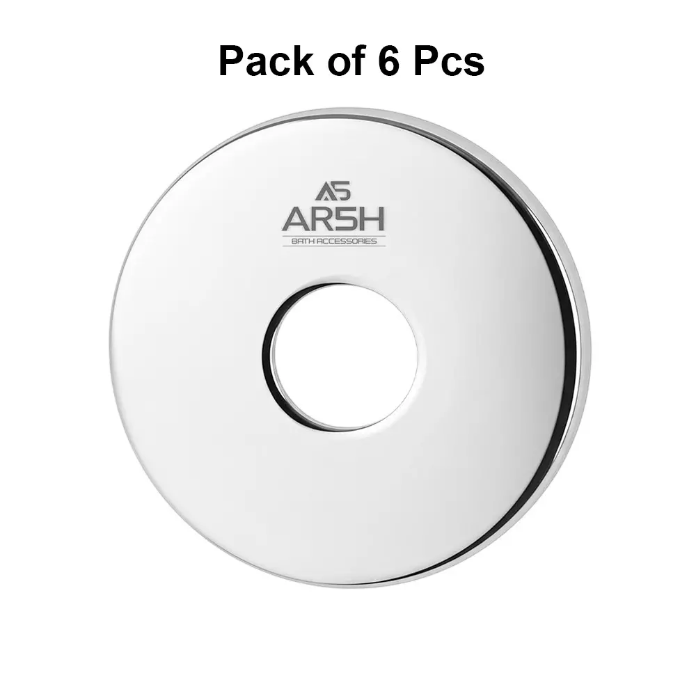 ar5h-wall-flange-round-premium-stainless-steel-304-with-mirror-chrome-finish-70-mm-28-inch-silver-pack-of-6-pcs