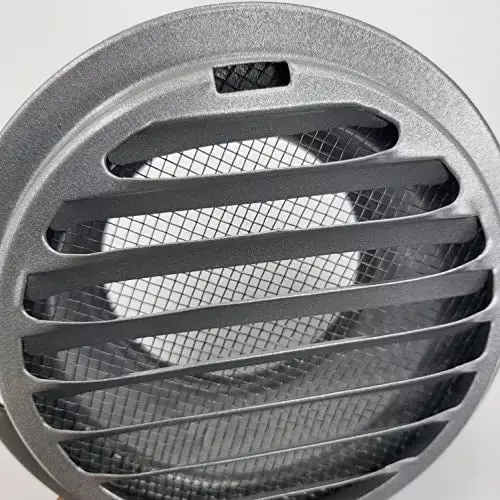 Astberg Outer Flat Grill Powder Coated 100 mm (4 inch), ASG100P