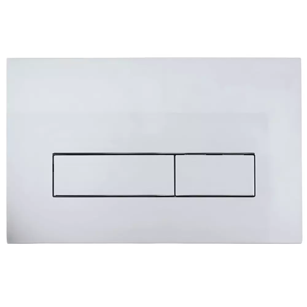 ELEGANT CASA Mechanical Control Flush Faceplate High Density Polyethylene 16x20 cm Chrome, CFP457