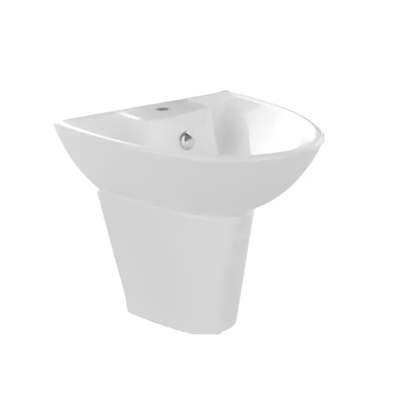 Buy CERA Sandra Half Pedestal White Ceramic for Wall Mount Wash Basin