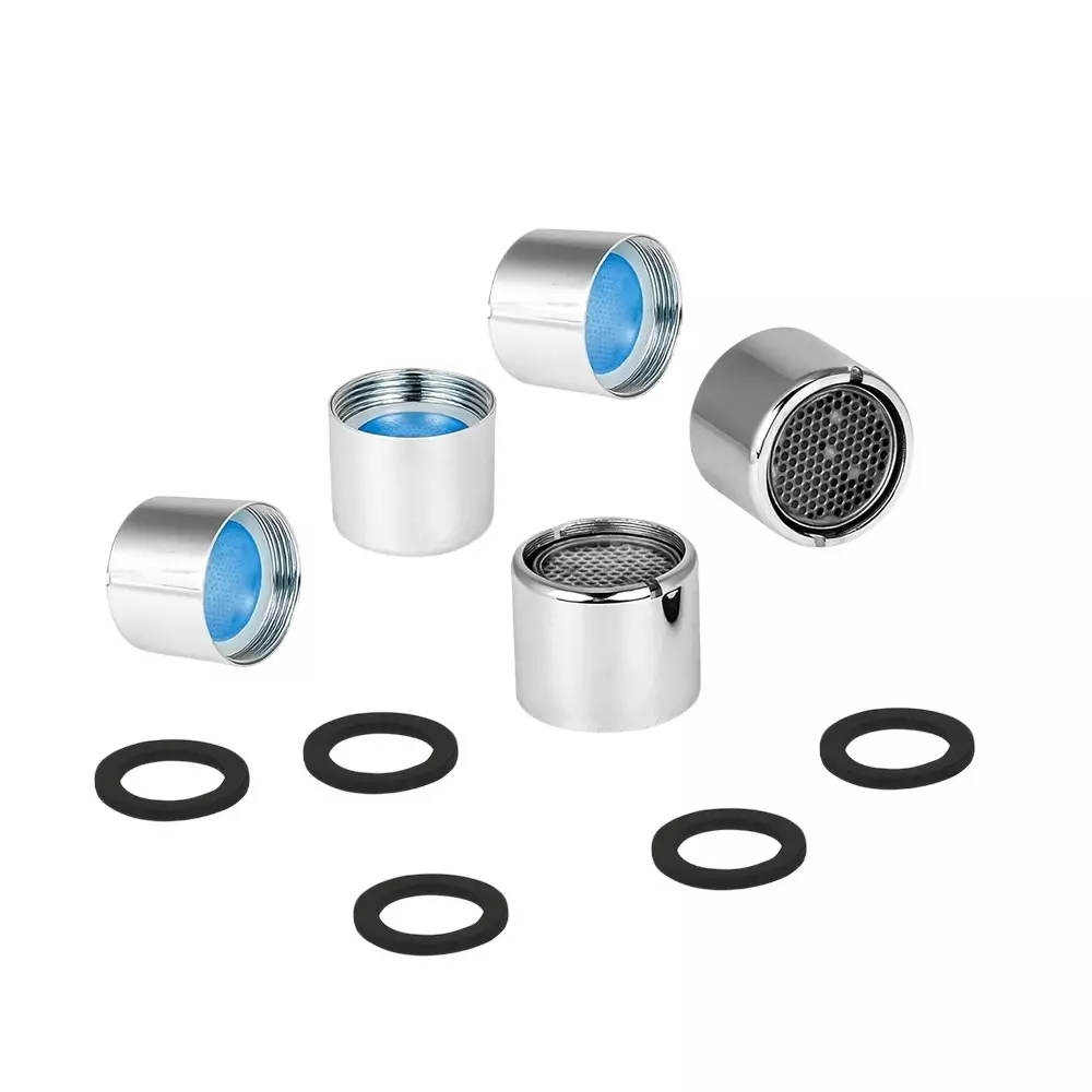 ar5h-high-performance-faucet-aerator-brass-22-mm-female-thread-with-foam-flow-silver-pack-of-5-pcs