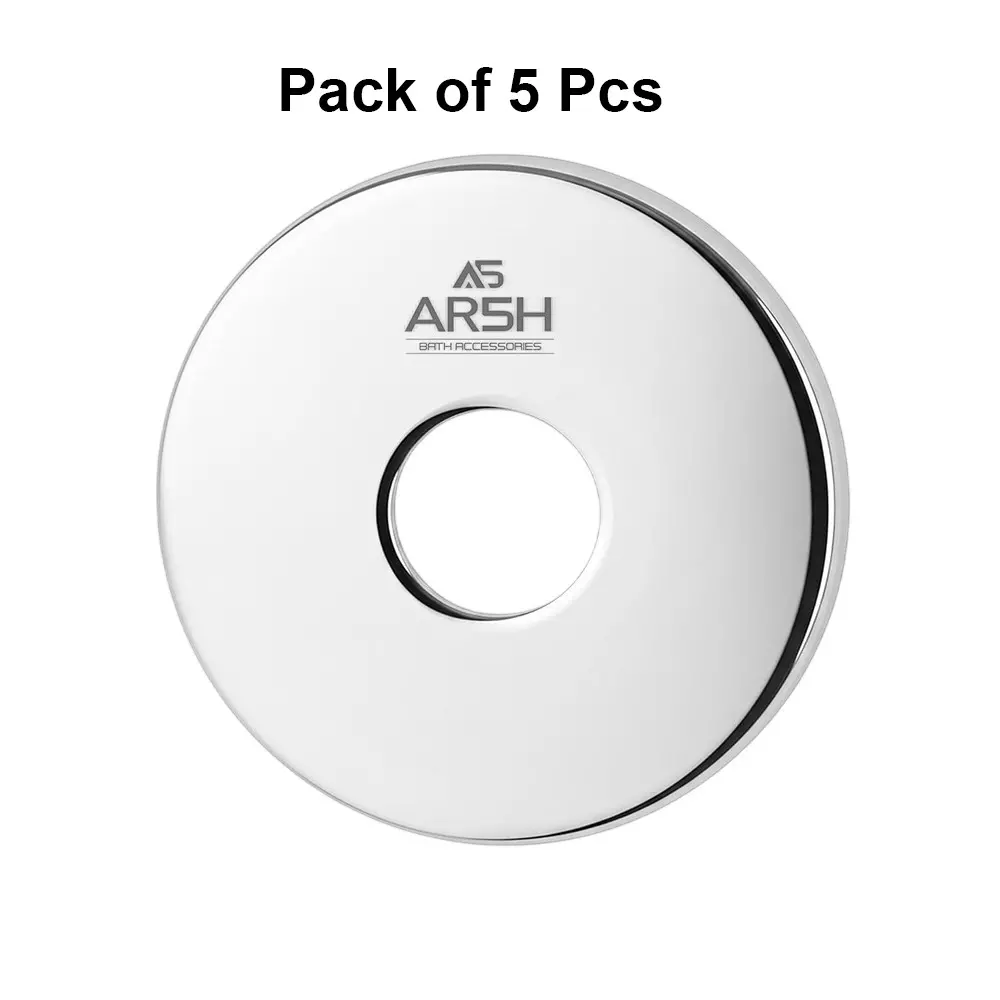 ar5h-wall-flange-round-premium-stainless-steel-304-with-mirror-chrome-finish-70-mm-28-inch-silver-pack-of-5-pcs