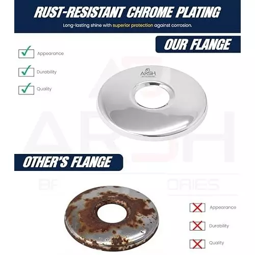 ar5h-wall-flange-round-premium-stainless-steel-304-with-mirror-chrome-finish-70-mm-28-inch-silver-pack-of-5-pcs