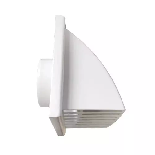 Astberg Oblique Air Grill White 150 mm (6 inch), AOG150