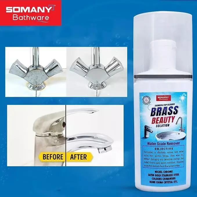 Somany Faucet Cleaning Solution for Faucets Brass Beauty Series Signature Collection