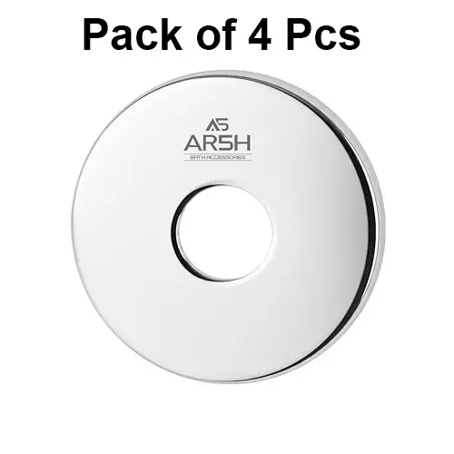 ar5h-wall-flange-round-premium-stainless-steel-304-with-mirror-chrome-finish-70-mm-28-inch-silver-pack-of-4-pcs