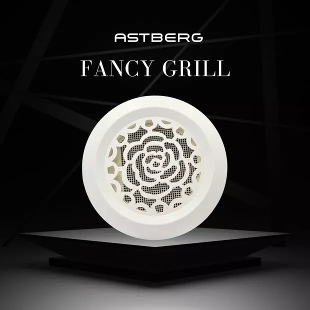 Astberg Fancy Air Grill White 150 mm (6 inch), AFG150